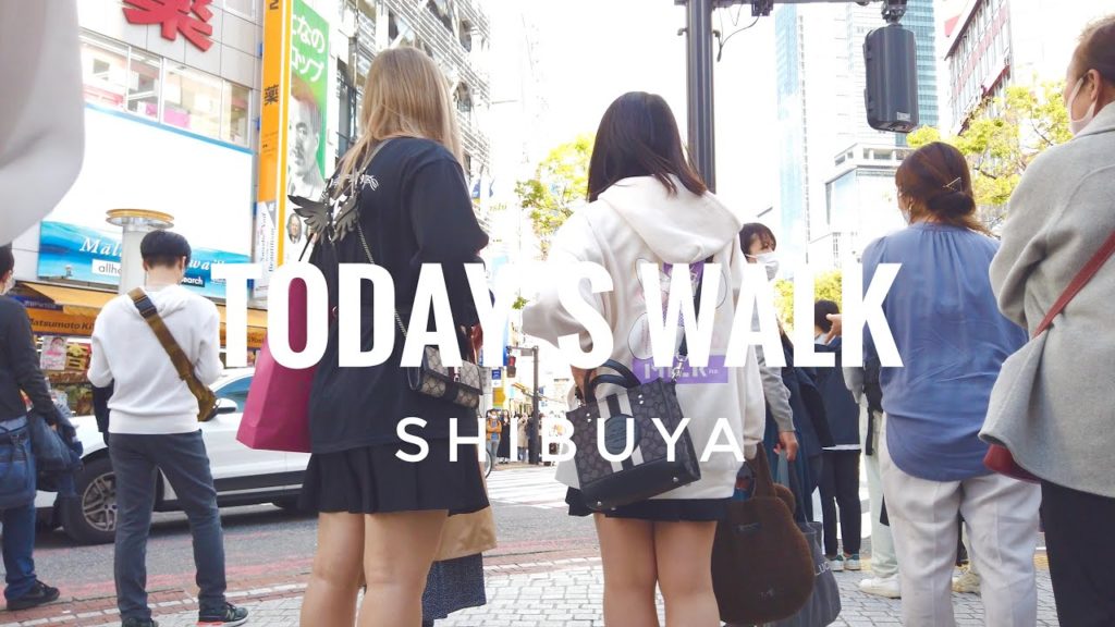 [4k] Today's walk 128 - walking tour @ Shibuya Tokyo April 2022