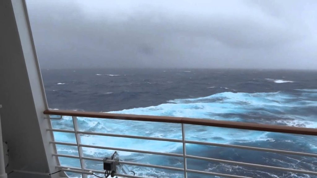 Cruise Ship in Bermuda Triangle Storm Cruise Ship in Bermuda Triangle Storm