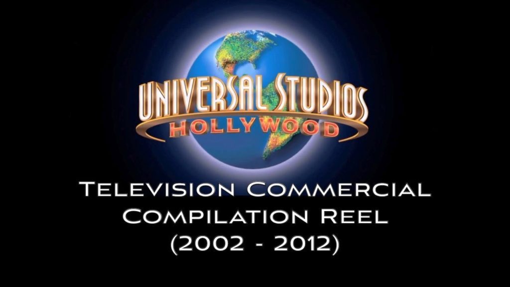Universal Studios Hollywood Television Commercial Compilation Reel (2002 - 2012)