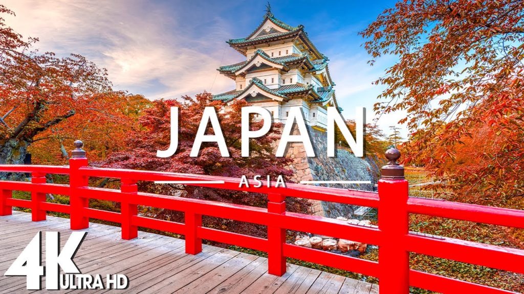 FLYING OVER JAPAN (4K UHD) - Relaxing Music Along With Beautiful Nature Videos - 4K Video HD #1