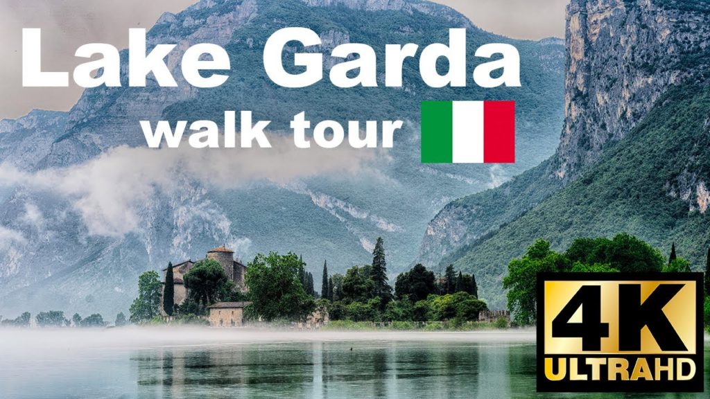 BEAUTIFUL LAKE IN ITALY WALK TOUR - 4K AMBIENCE ASMR