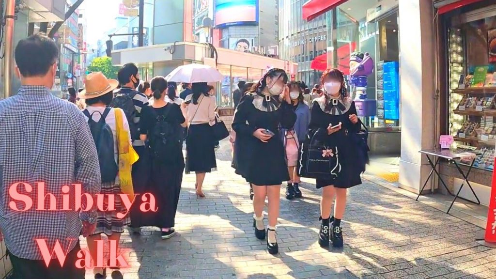 Stage of Ghostwire: Tokyo. Shibuya Tokyo in Japan walking tour. 【4K】4.2022