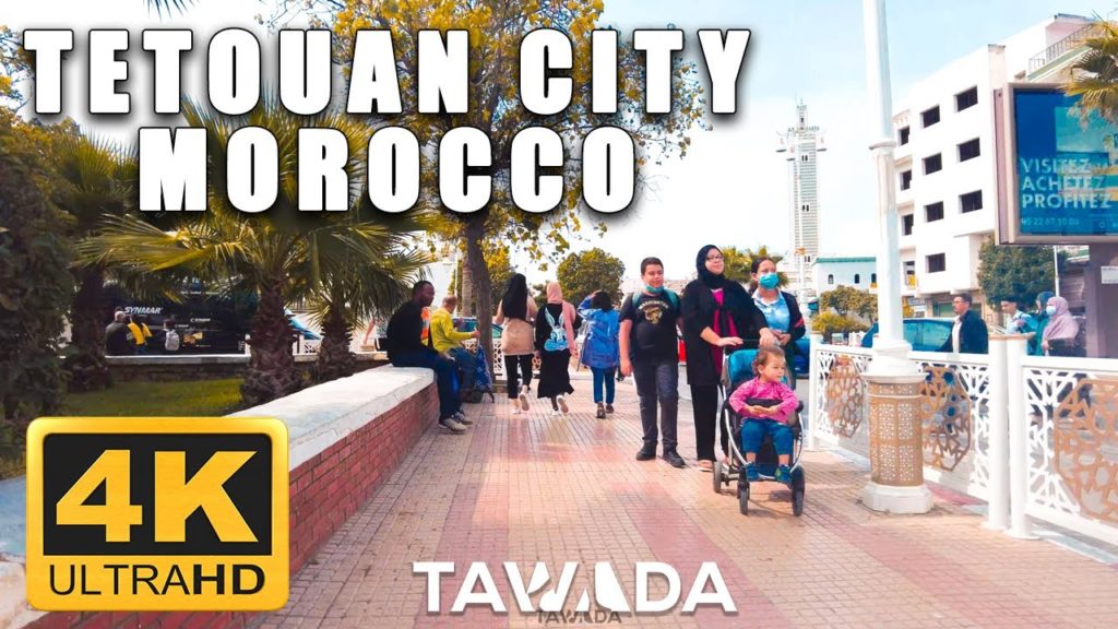Walking in Tetouan city streets (Part 2) - Morocco 4K UHD