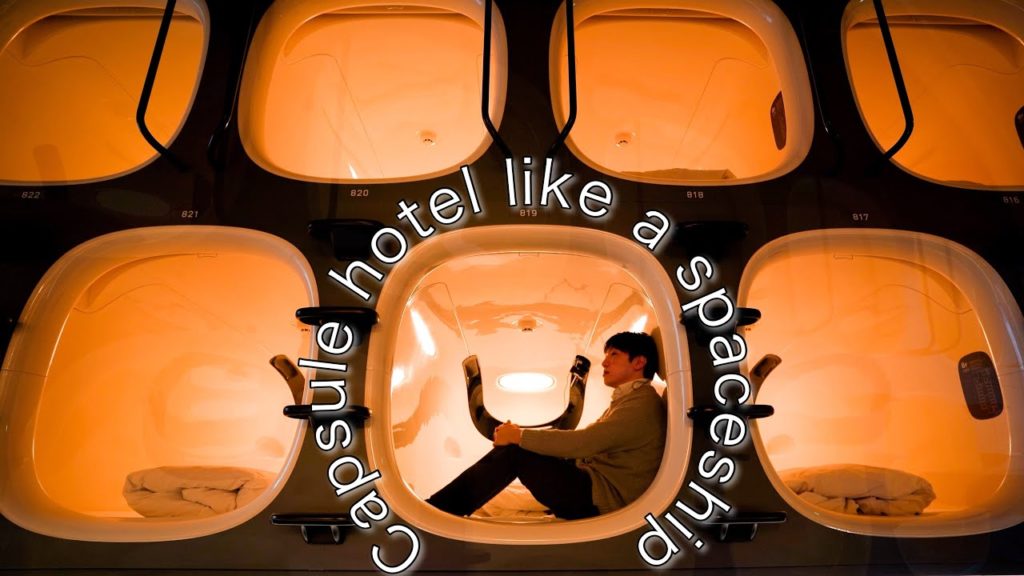 Capsule hotels Like space ship🚀🏨 Nagoya, Japan 🇯🇵 Capsule Hotel Nagoya