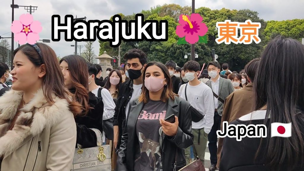 [FHD] Walking Tour from Kita Aoyama to 💖 Harajuku. ( Tokyo, April 2022 )