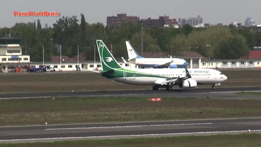 Iraqi Airways Boeing 737-800 at Berlin Tegel Airport Iraqi Airways Boeing 737-800 at Berlin Tegel Airport