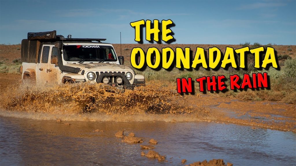 The Oodnadatta Track IN THE RAIN - Overland Jeep Gladiator around Australia