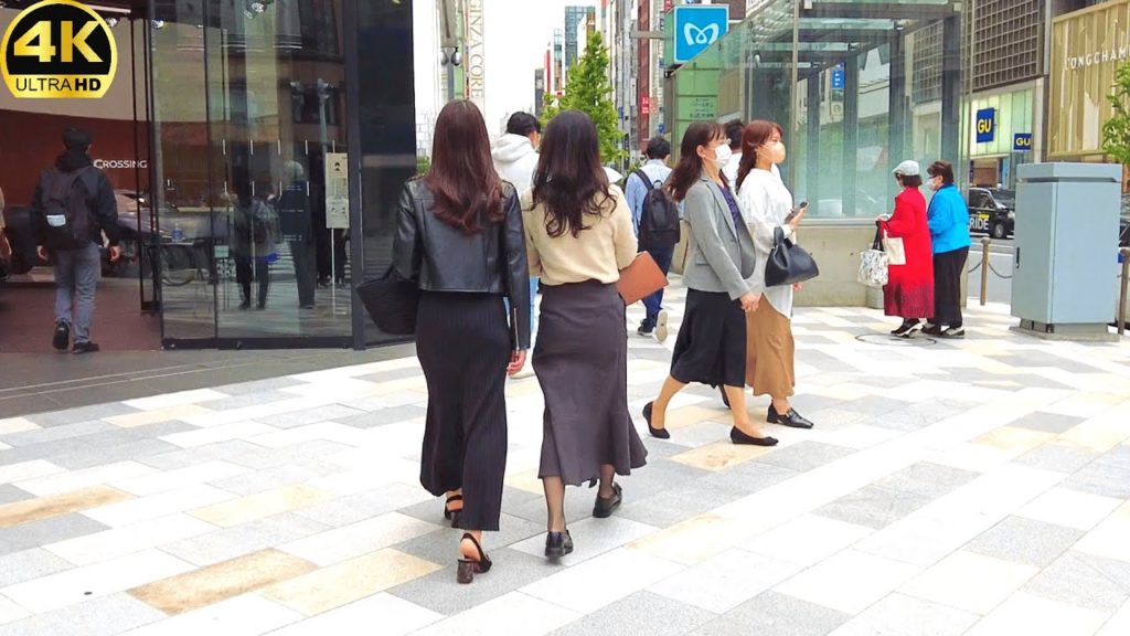 【4K】Tokyo Field Walk - Ginza - 2022