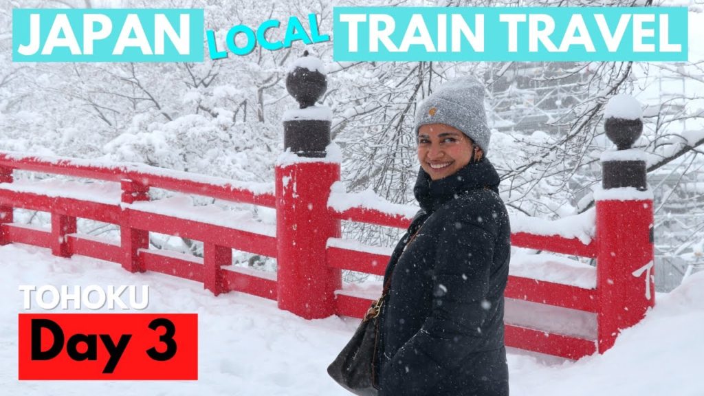 [Tohoku Train Travel Day 3] AOMORI IS THE BEST! So much lovely snow! Absolutely loved it!
