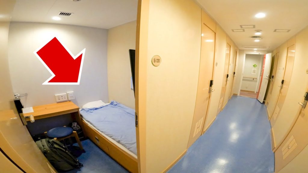 Private Capsule room on Japan's Overnight Ferry | Yokosuka to Shinmoji　新造船　東京九州フェリー”はまゆう”