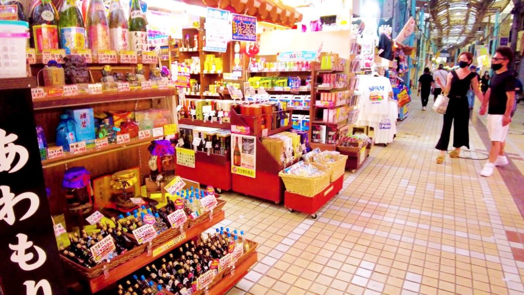Naha Walk in Okinawa 💖 Sweets are Asato ♪ 4K ASMR Nonstop 1 hour 08 minutes