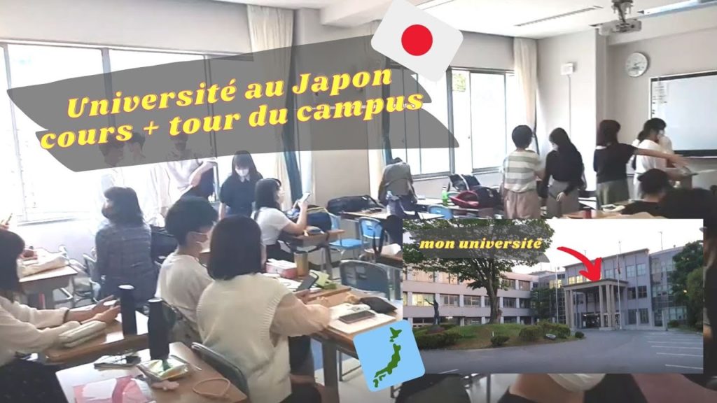 Mon université au Japon : tour du campus, mes cours, déroulement de mon semestre !