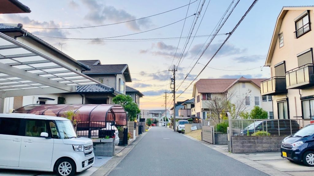 【4K】Sunset Walk in Morden Japanese Neighborhood in Nagoya, Aichi Japan 【4K】Sunset Walk in Morden Japanese Neighborhood in Nagoya, Aichi Japan