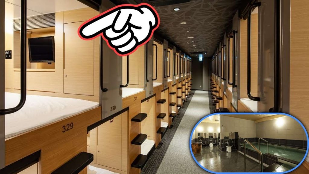Experience CAPSULE HOTEL with big Bath 🛀 in Okinawa, Japan 🇯🇵 Y's CABIN & HOTEL カプセルホテル 沖縄