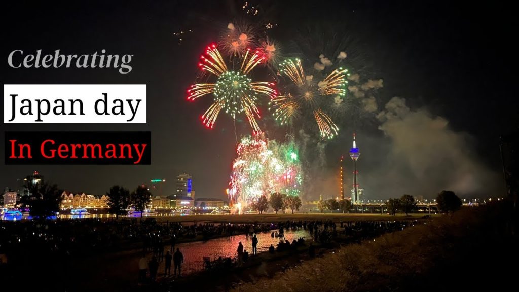 How Japan Day is celebrated in Germany - 2022 | celebration with fireworks 💥 🇯🇵 | Düsseldorf