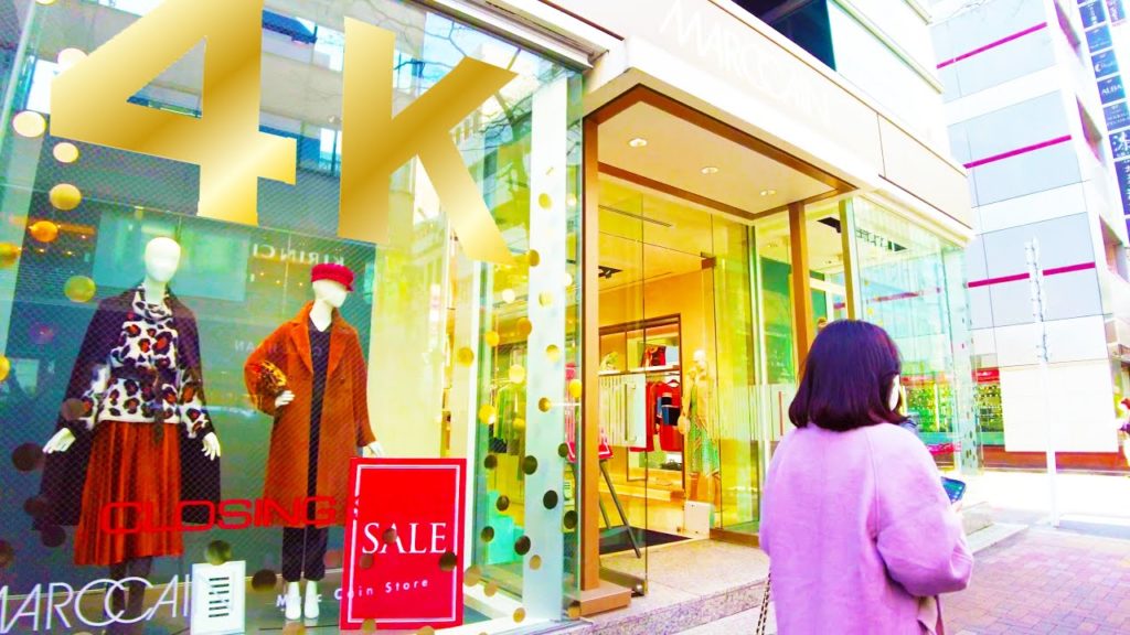 [4K ASMR] Ginza walk in Tokyo, Japan (non-stop 1 h 02 min) Luxury boutique, sushi restaurant