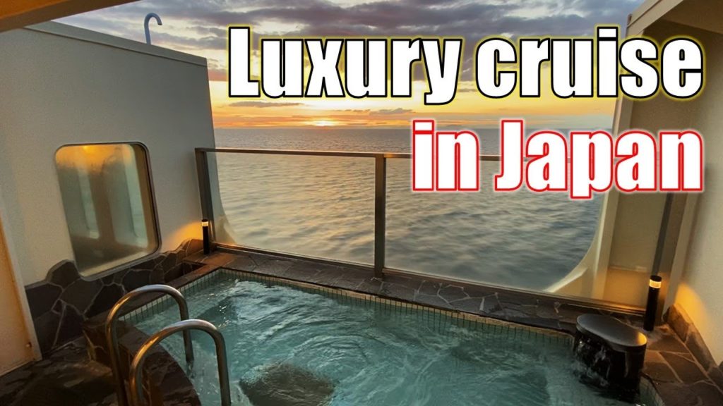 First Class Overnight Ferry in JAPAN (Osaka→Fukuoka) || Hot Spring