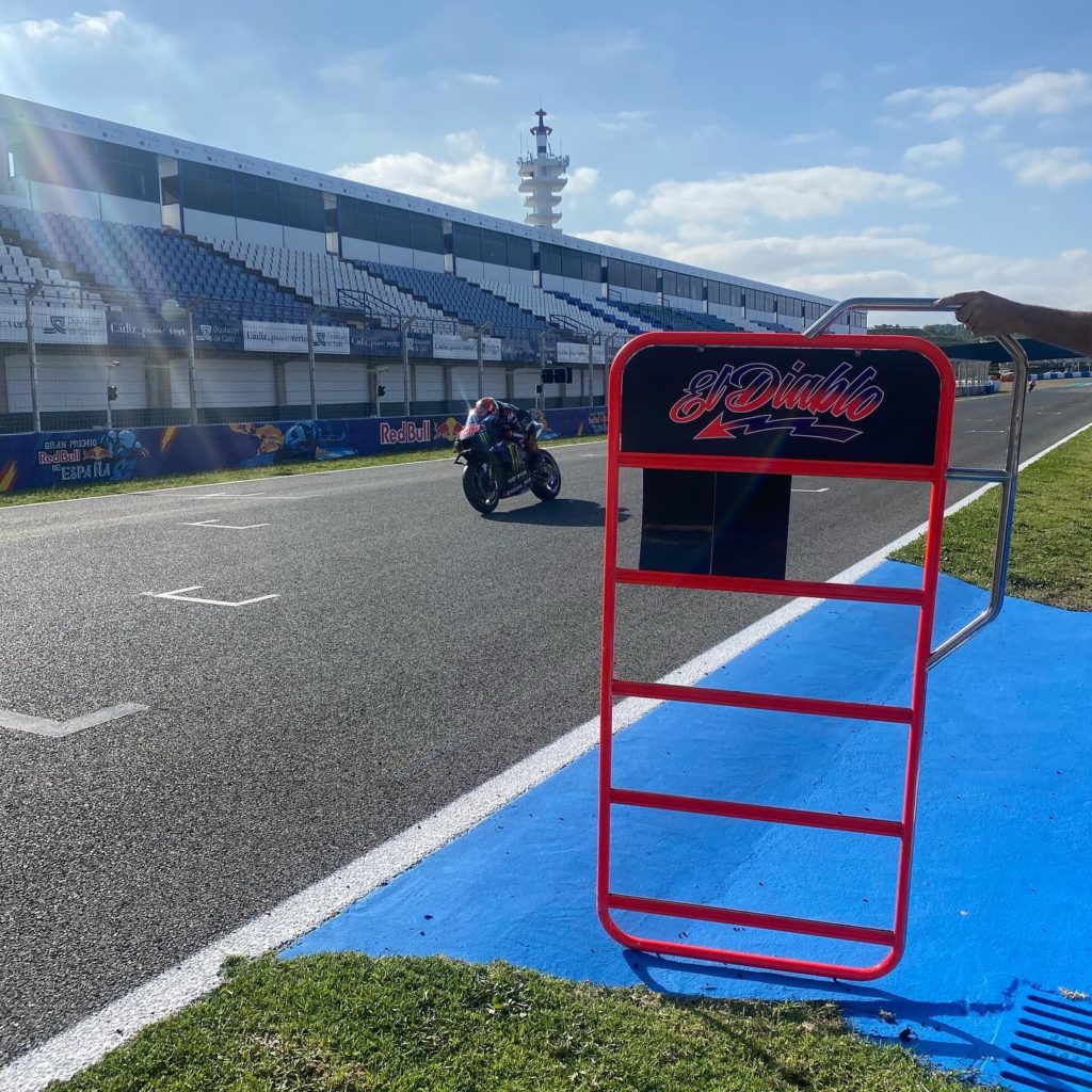 No rest for the wicked  We're back on track for the #JerezTest  #MonsterYamaha...