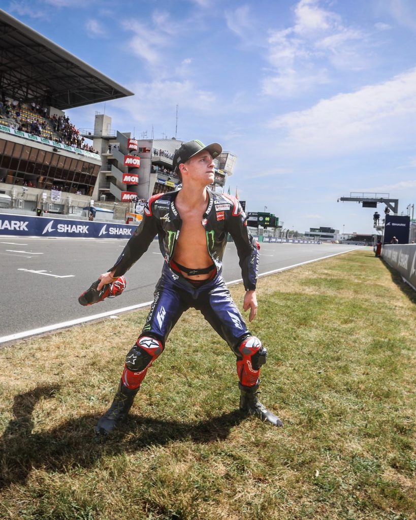 Just the local hero @fabioquartararo20 giving some love  back to his home fans a...