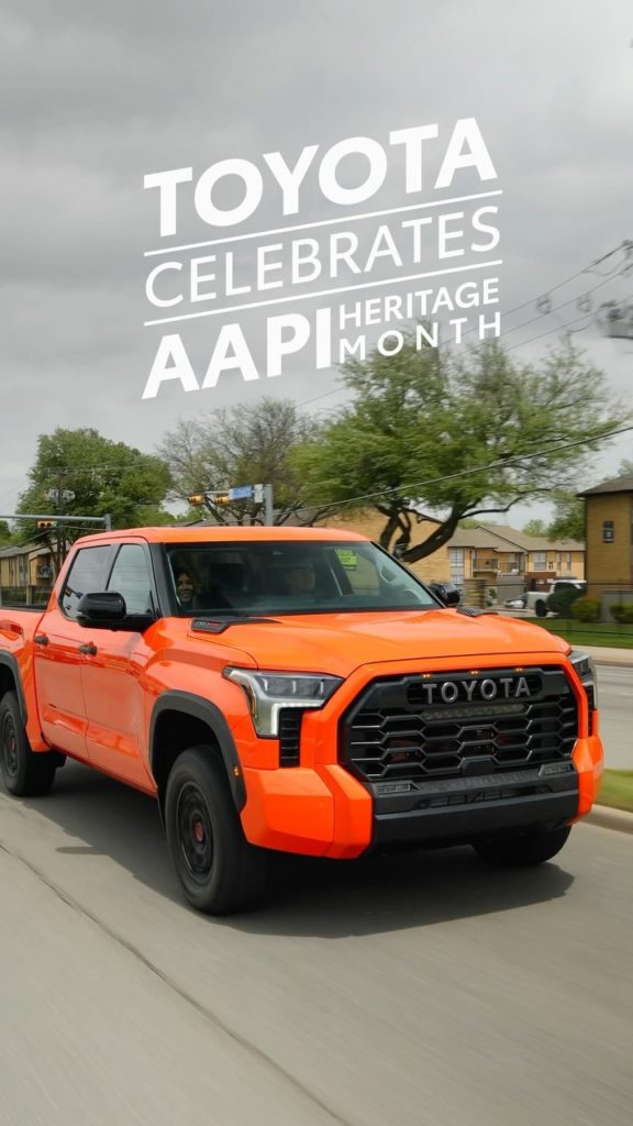 Putting a modern twist on the traditional.  #Tundra #LetsGoPlaces #AAPI...