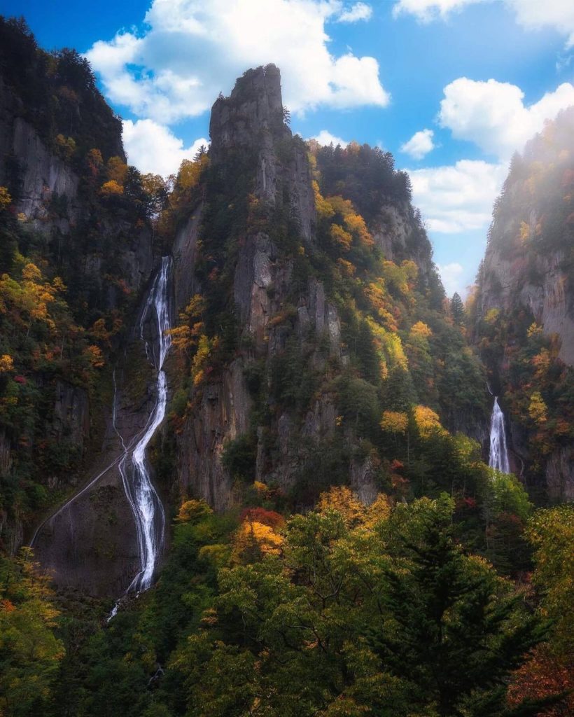 Sounkyo is located in Daisetsuzan National Park, right in the center of Hokkaido...