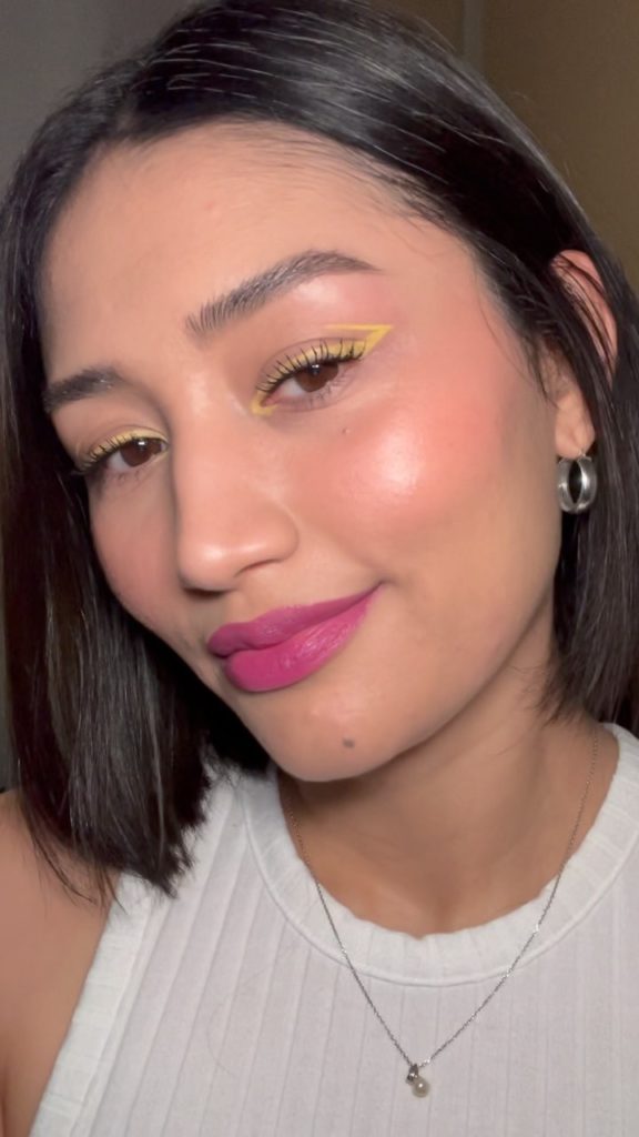 Make a statement with bold colors. To recreate @camiladerizans's vibrant look in...