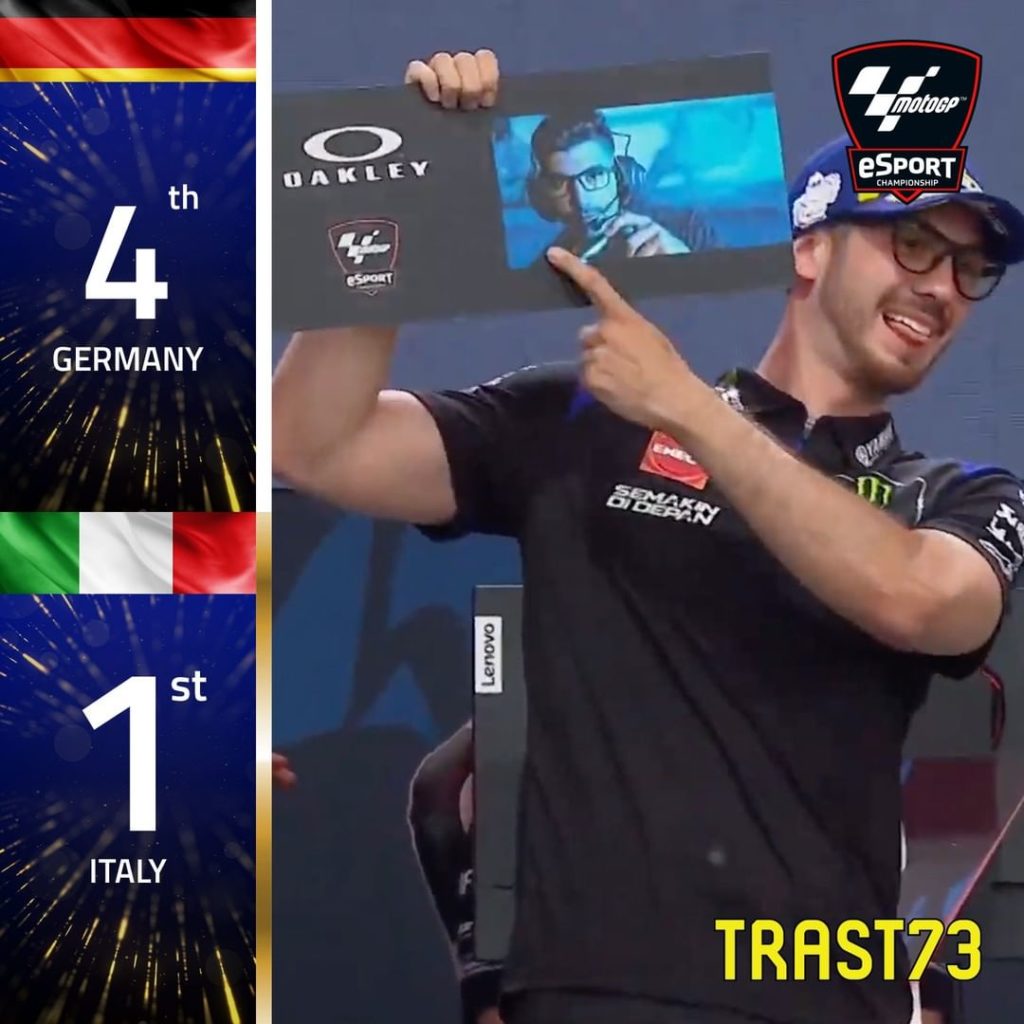 Congratulations @73trast on the great results in @motogpesport Global Series Rou...