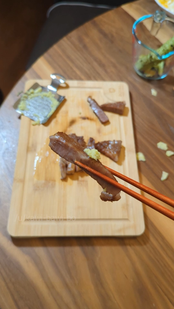 Let's make wagyu with real wasabi