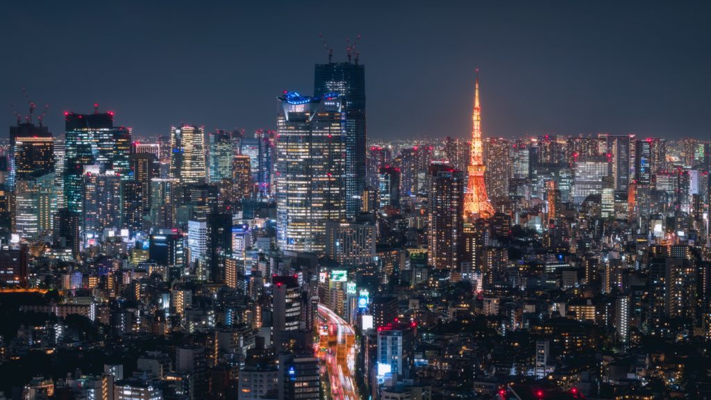 Overlooking Tokyo from Shibuya Sky