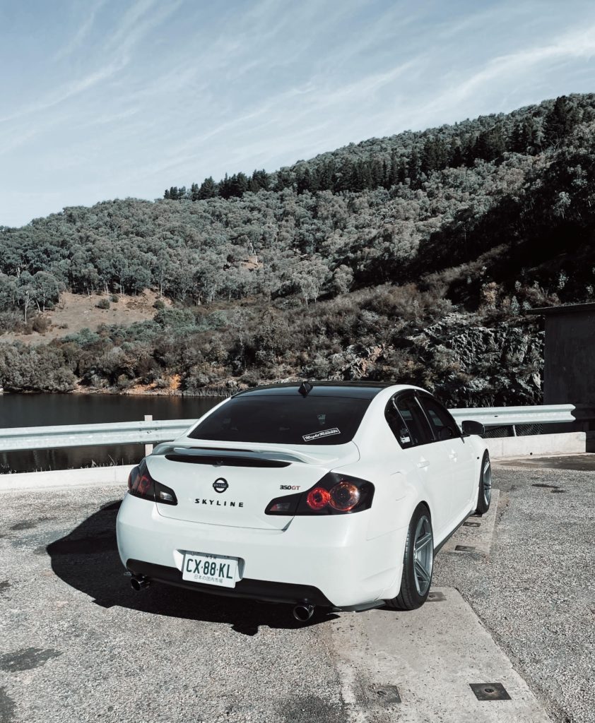 My Nissan Skyline V36, also sold as the Infiniti G35/G37 elsewhere. This one was imported from Japan to Australia in 2013