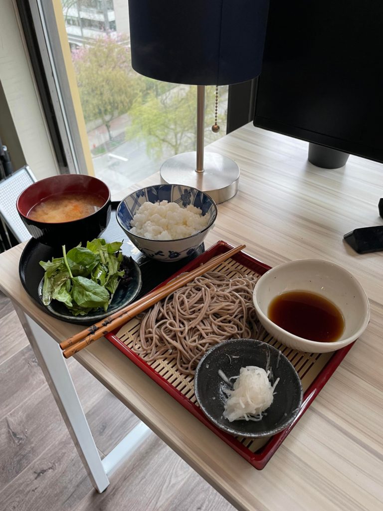 I don’t think my Japanese cooking had gotten better, just having the right plates makes it look like I know what I’m doing