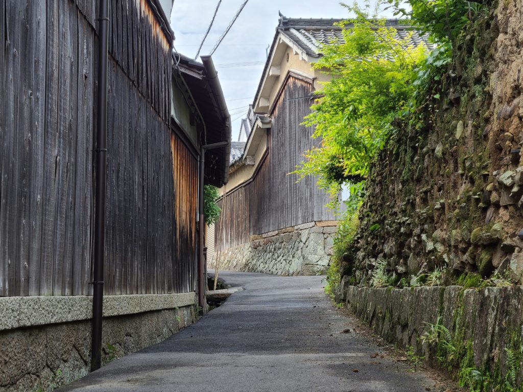 Old part of town in Kashiba, Nara