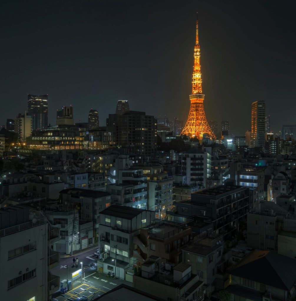 Walking Under Tokyo Tower [OC] [#3889]