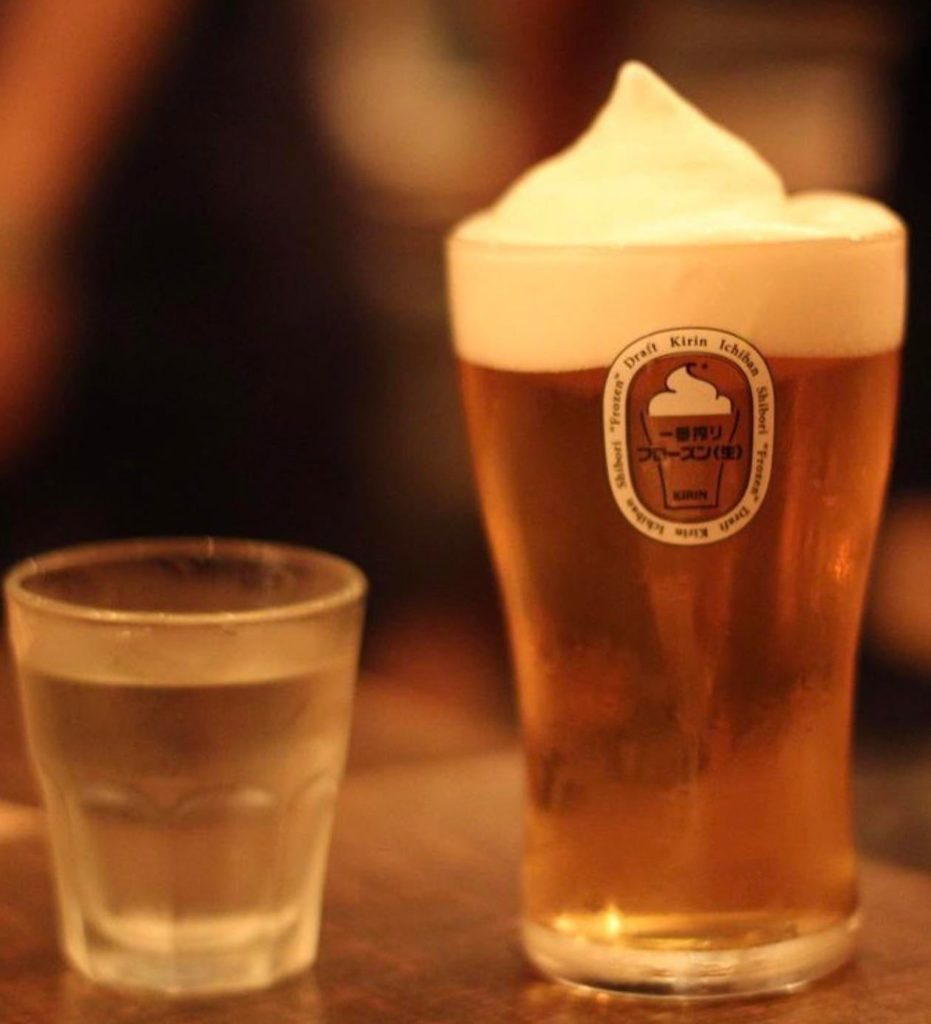 Sake and frozen beer is my favourite cool down
