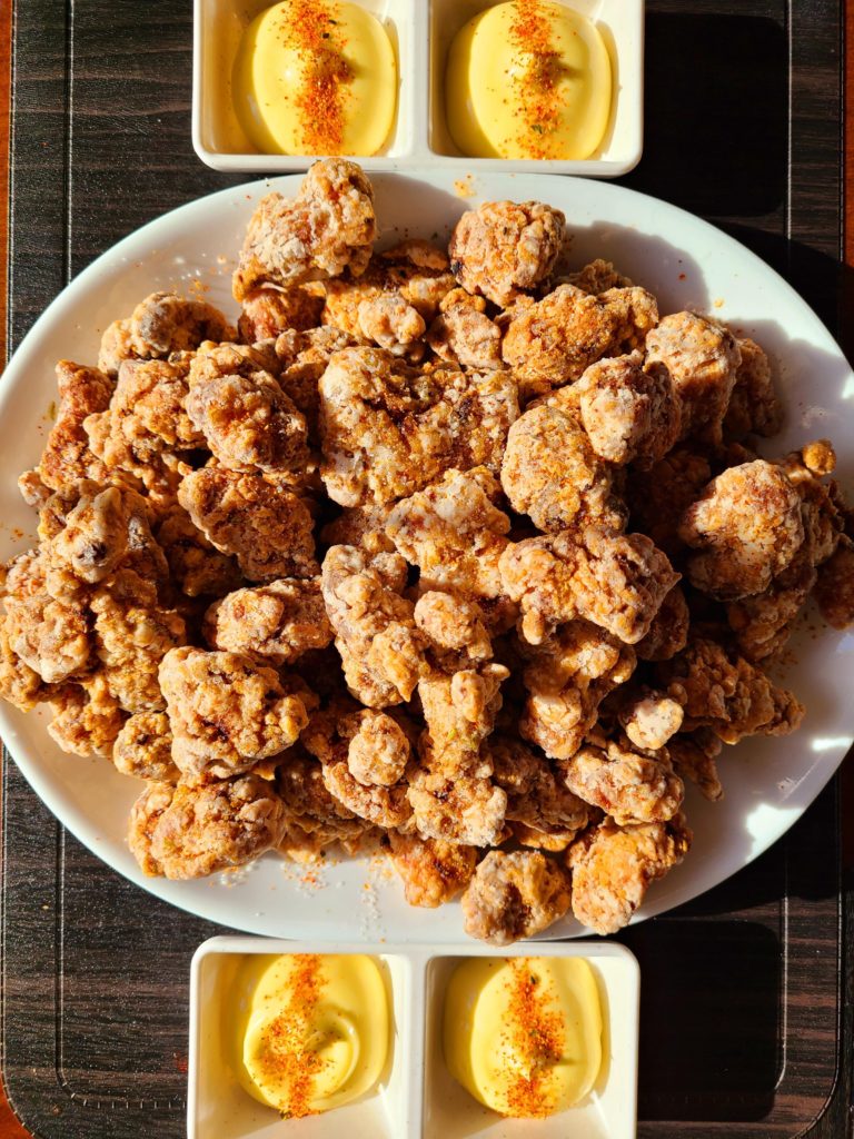 I made some Chicken Karaage with Togarashi!