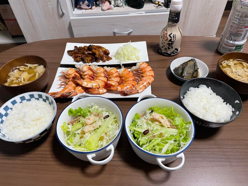 A Japanese OL's dinner