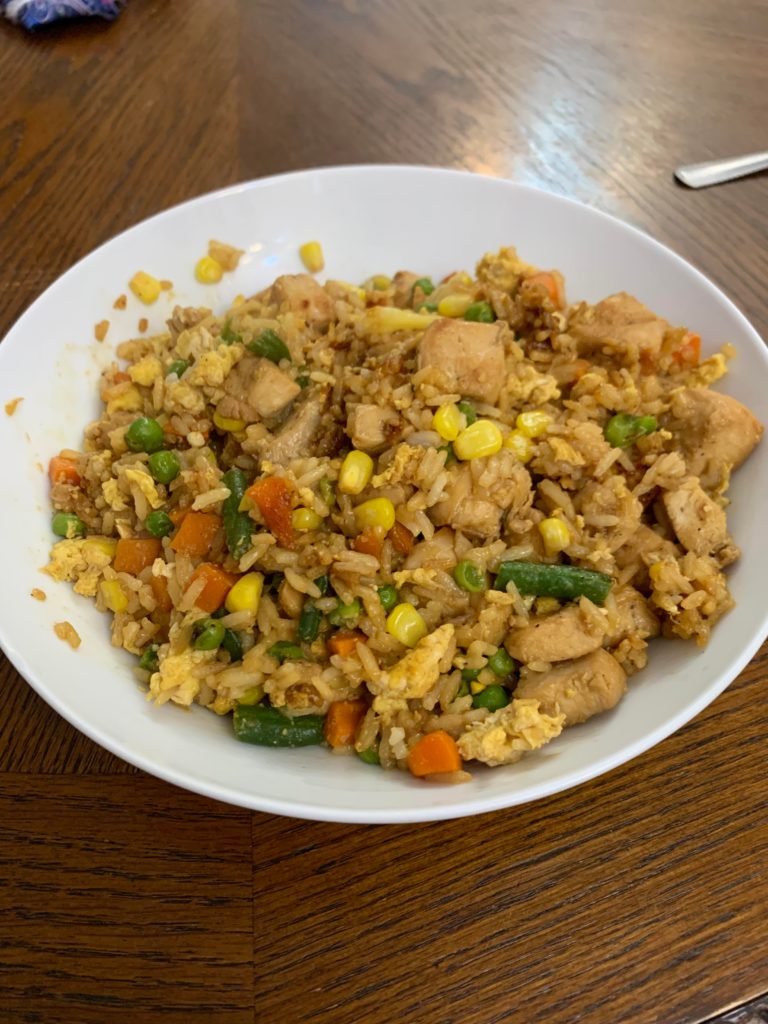 First attempt at making fried rice