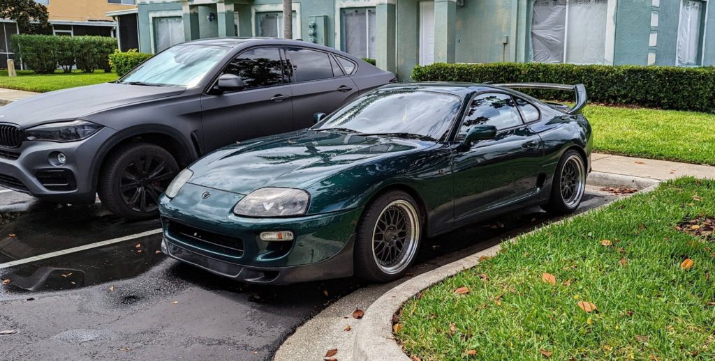 Dope jewel green mk4 Supra I saw the other week.