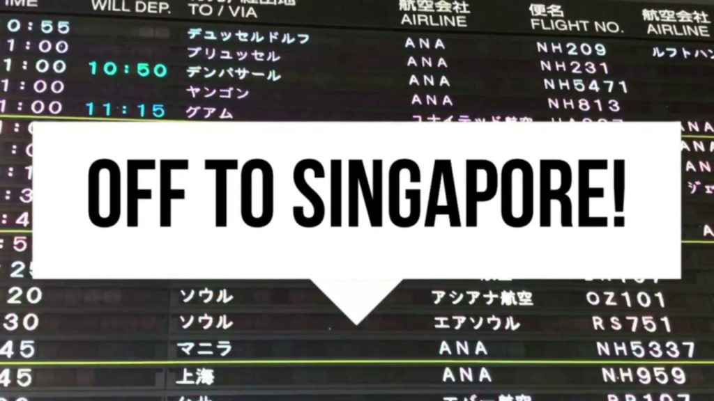 Off to Singapore & room tour in Ritz Carlton hotel