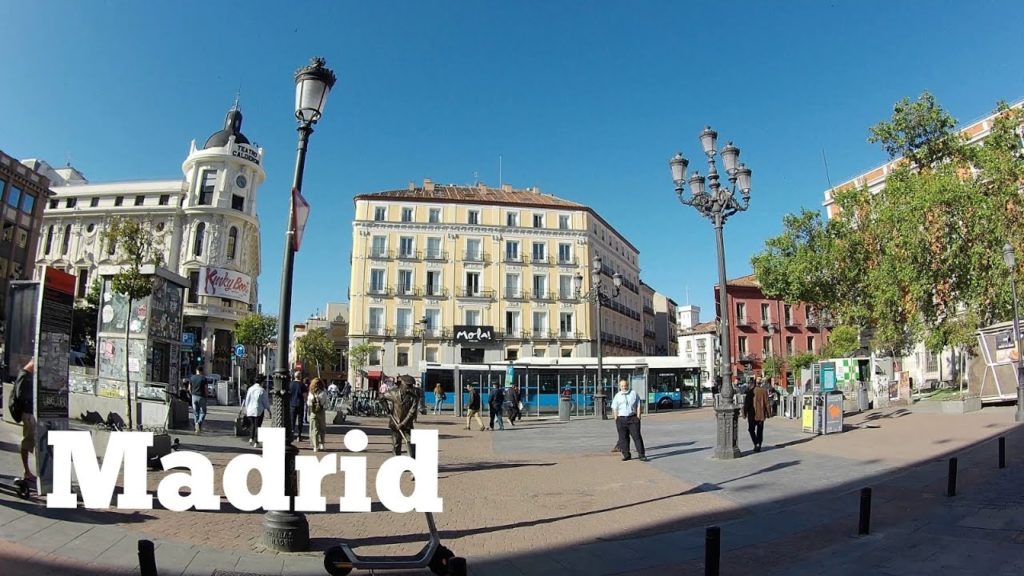 [4k] Madrid: Walking  Puerta del Sol, Calle Atocha