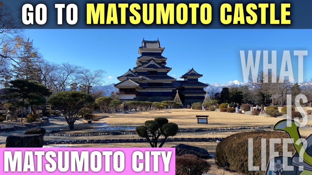GO TO MATSUMOTO CASTLE ~ AND FOOD "TONKOTSU RAMEN" (FREE TRAVEL) [NAGANO JAPAN VLOG] [STREET VIEW]