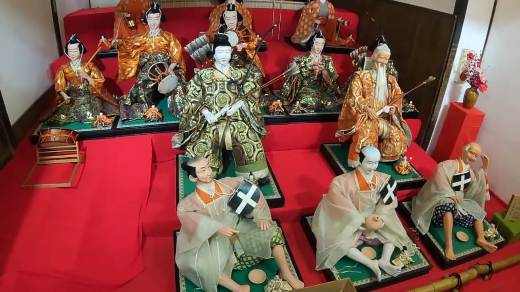 Life-sized dolls at Okabejuku, Shizuoka