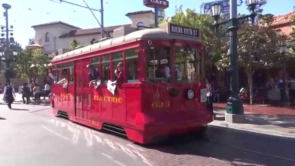 Disney's California Adventure, California - Red Car Trolley HD (2015)