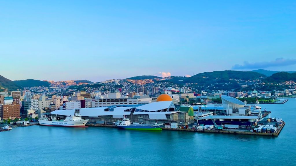 【4K】Walking in Nagasaki Port in the early morning. Nagasaki prefecture. 早朝の長崎港周辺を散歩。 【4K】Walking in Nagasaki Port in the early morning. Nagasaki prefecture. 早朝の長崎港周辺を散歩。