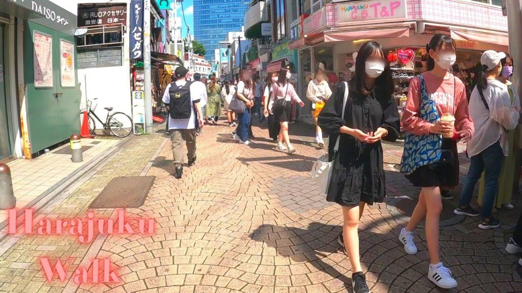 Takeshita Street is full of young people. Harajuku Tokoyo walking tour【4K ASMR】5.2022