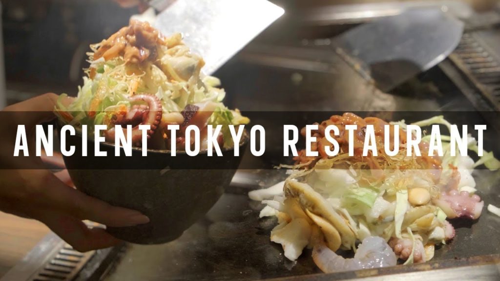 Tokyo Food | Seafood Monjayaki at a 150-Year-Old Japanese Restaurant
