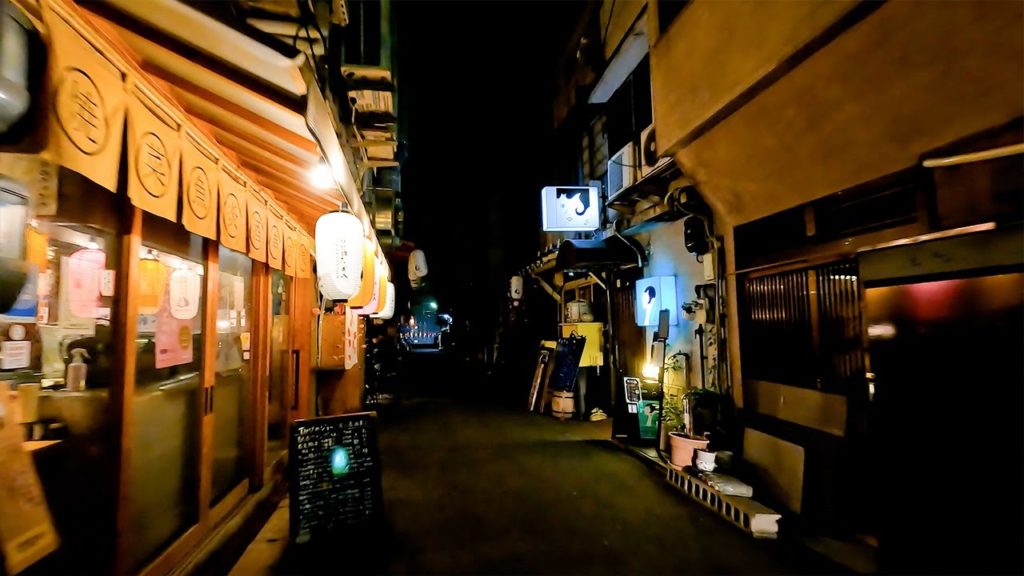 Japan walking tour | Alley Izakaya Streets in Hiroshima Eki Nishi