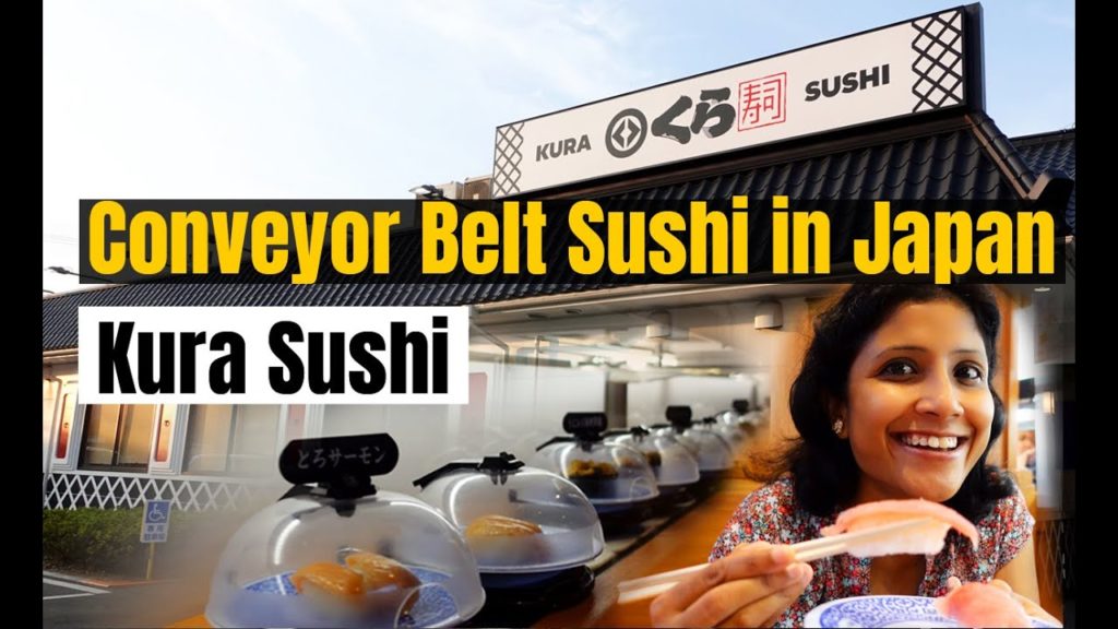 Conveyor Belt SUSHI in Japan - Kura Sushi (くら寿司 ) | delicious & cheap #4K