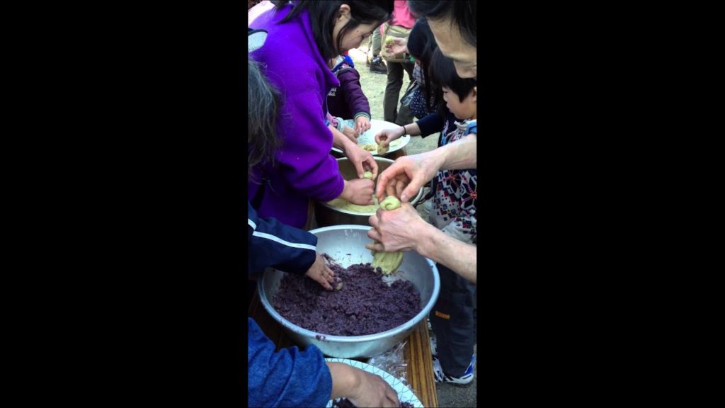 Making mochi in Shizuoka