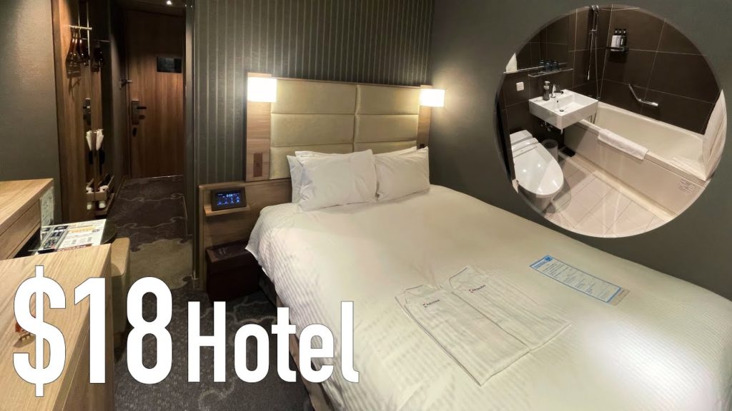 4K Staying at $18 private hotel 😍🏨 in Tokyo, Japan | Hotel Keihan Tsukiji Ginza Grande